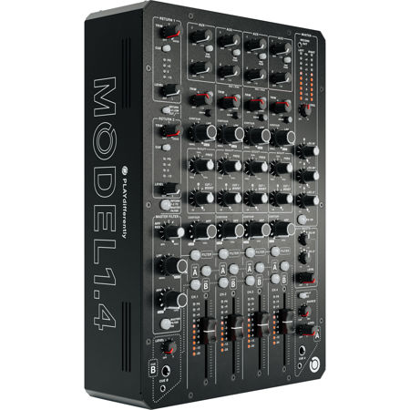PLAYdifferently MODEL 1.4 4-Channel Ultra-Compact Premium Analog DJ Mixer