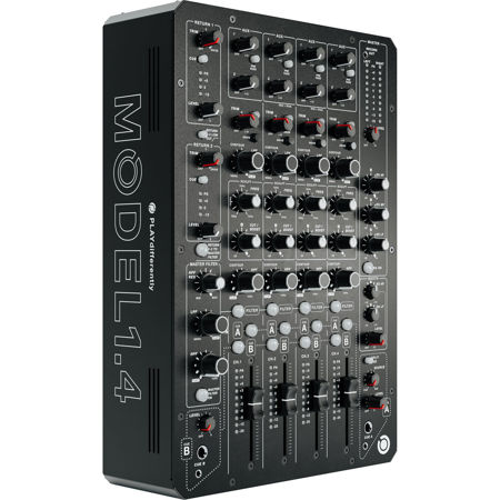 PLAYdifferently MODEL 1.4 4-Channel Ultra-Compact Premium Analog DJ Mixer
