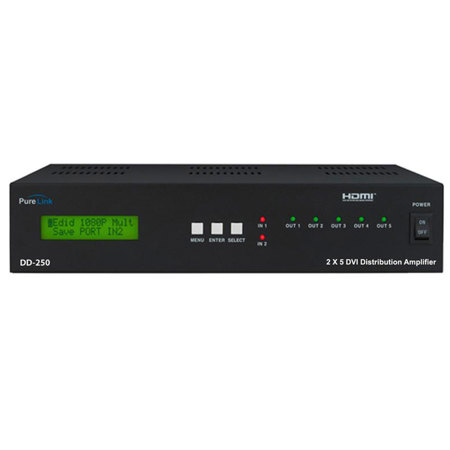 PureLink HDTools 2x5 DVI Full HD Distribution Amplifier