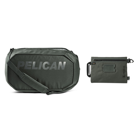 Pelican Aegis DX45 45L Travel Duffel/Pack, Charcoal, w/SPL ModPak Storage Pouch