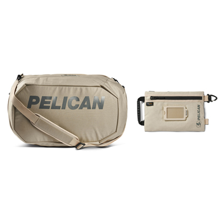 Pelican Aegis DX45 45L Travel Duffel/Pack, Sand, with SPM ModPak Storage Pouch