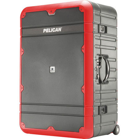 Pelican EL30 30" Elite Progear Vacationer Luggage, Gray and Red