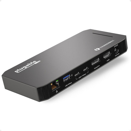 Plugable Thunderbolt 3 and USB-C Dual Display Docking Station