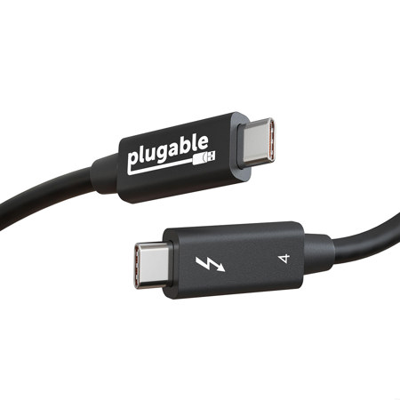 Plugable 6.6' 100W 40Gbps Thunderbolt 4 Cable