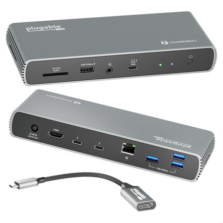 Plugable 11-In-1 Thunderbolt 4 Docking Station