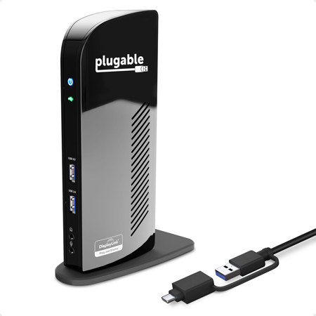 Plugable 11-In-1 Dual Display Docking Station