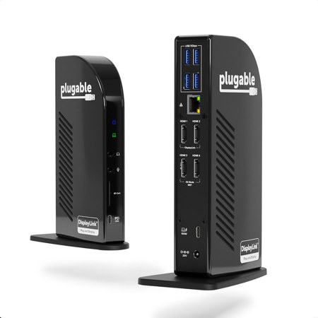 Plugable 14-In-1 Quad Display Universal Docking Station