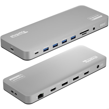 Plugable 14-In-1 USB-C Dual 4K HDMI Docking Station