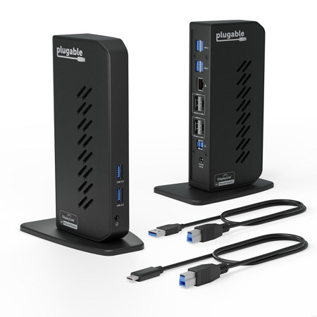 Plugable USB 3.1 Gen 1 Dual 4K HDMI Docking Station