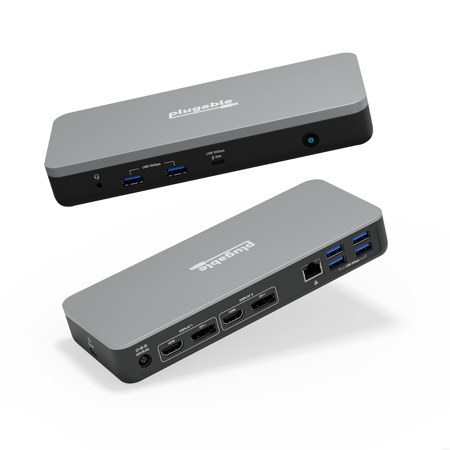 Plugable 13-In-1 USB-C 3.2 Gen 2 Dual 4K Display Docking Station