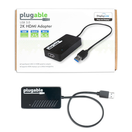 Plugable USB 3.0 to 2K HDMI Video Graphics Adapter with Audio UGA