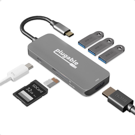 Plugable 7-In-1 USB-C Hub