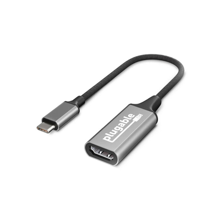 Plugable USB-C 3.1 to HDMI 2.0 Adapter, Black
