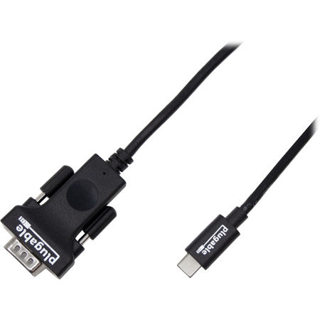 Plugable USB-C 3.1 Gen 1 Male to VGA Male Cable, Black