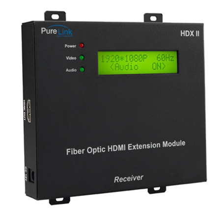 PureLink HDTools HDMI to 4 LC Fiber Optic Full HD Extension System, Includes HDX II Transmitter, HDX II Receiver, 2x 6' DVI-D Cable