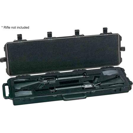 Pelican iM3300 Hard Case with Custom Foam for 2x M16 Rifle, Black
