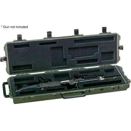 Pelican iM3300 Hard Case with Custom Foam for M240 Gun & M9 Pistol, OD Green