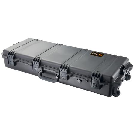 Pelican iM3100 Hard Case with Wheels & Custom Foam for One M4 Rifle and One M9 Pistol, Black