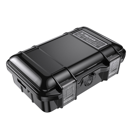 Pelican M50 Waterproof Hard Micro Case, Medium, Black