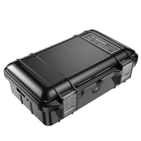Pelican M60 Waterproof Hard Micro Case, Large, Black