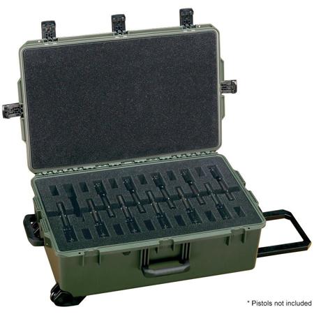 Pelican iM2950 Hard Case with Custom Foam for 12x M9 Pistol, Olive Drab Green