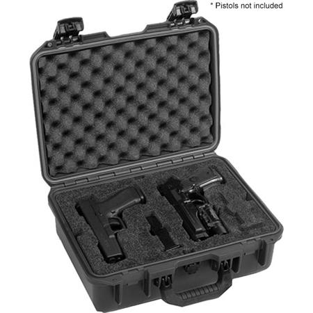 Pelican iM2200 Hard Case with Custom Foam for 4x Beretta M9/1911 Pistol, Black