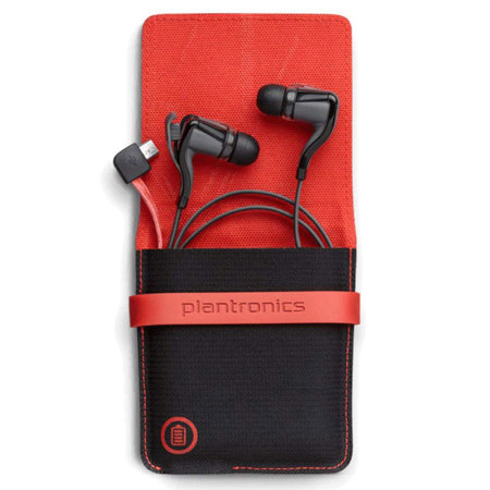 Plantronics BackBeat GO 2 Wireless Earbuds with Portable Charging Case, Black