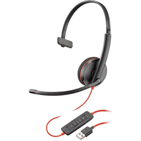 Plantronics Blackwire C3210 USB Type-A Corded Monaural UC Headset w/ Microphone
