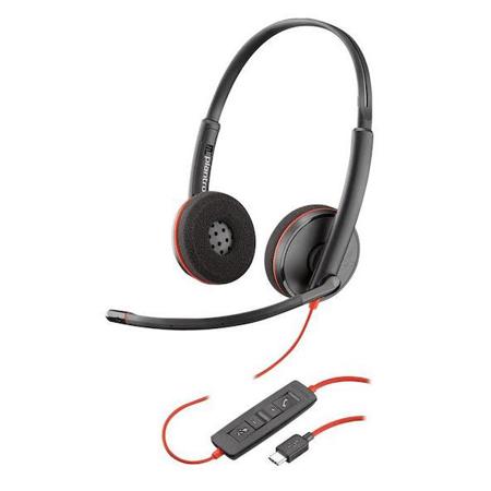 Plantronics Blackwire 3220 USB Type-C Corded Stereo UC Headset with Mic