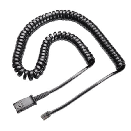 Plantronics AMP RJ-11 to Quick Disconnect (QD) Cable
