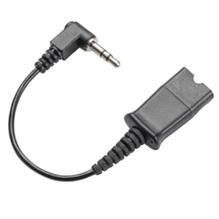 Plantronics Right Angle 3.5mm to QD Cable for H-Series Headsets