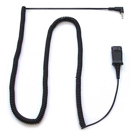 Plantronics 2.5mm Quick Disconnect Coil Cable, 10'