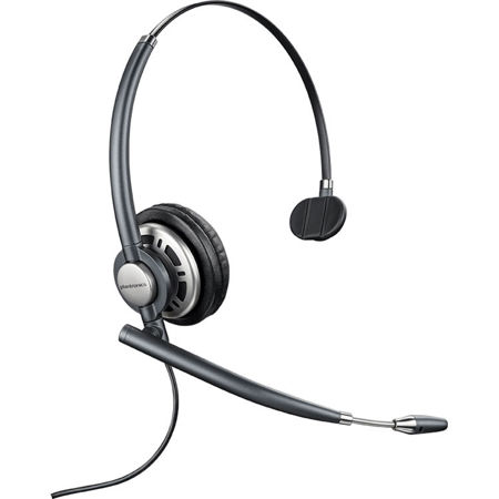 Plantronics EncorePro HW710 Monaural Over-The-Head Headset with Mic