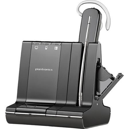 Plantronics Savi W745-M Wireless Convertible Headset System, Microsoft Optimized