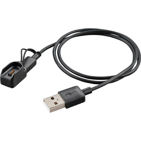 Plantronics 24" Micro-USB Cable and Charging Adapter, Black