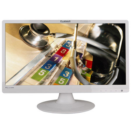 Planar PLL2210MW 1080p 22" Edge-Lit LED LCD Monitor, White