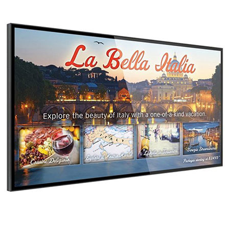 Planar UltraLux LUX70 70" 1080p Edge-Lit LED Professional LCD Display, Black