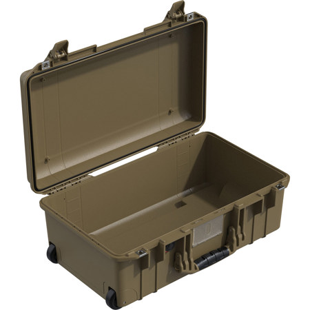 Pelican 1535 Air Wheeled Waterproof Carry-On Hard Case, OCP Tan