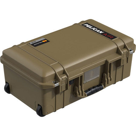Pelican 1535 Air Wheeled Waterproof Carry-On Hard Case, OCP Tan