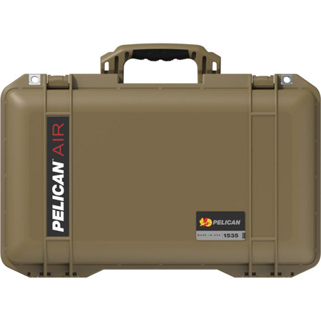 Pelican 1535 Air Wheeled Waterproof Carry-On Hard Case, OCP Tan