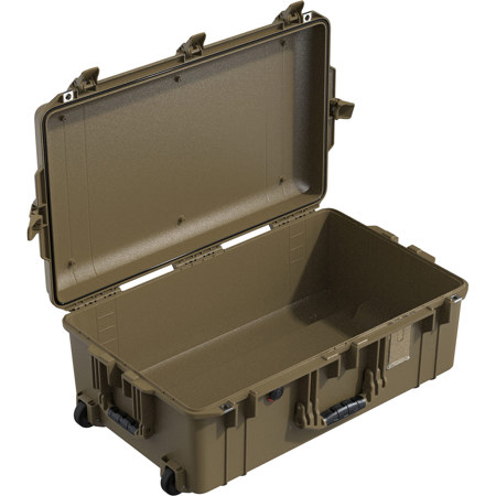 Pelican 1595 Air Wheeled Waterproof Carry-On Hard Case, OCP Tan
