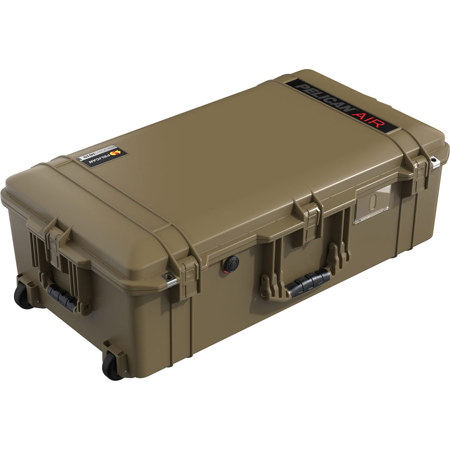 Pelican 1615 Air Wheeled Waterproof Carry-On Hard Case, OCP Tan