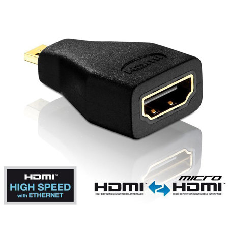 PureLink PureInstall Micro HDMI Male to HDMI Female Port Saver Adapter