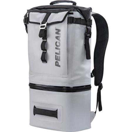 Pelican Dayventure 19QT Backpack Carry Cooler, Light Gray