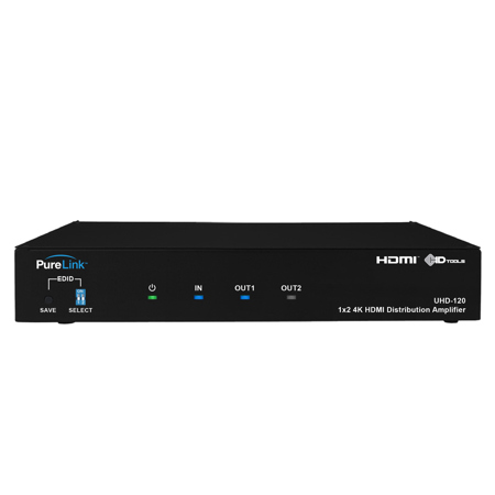 PureLink UHD-120 1x2 UHD/4K HDMI Distribution Amplifier