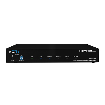 PureLink UHD2-140 1x4 HDMI 2.0 Distribution Amplifier