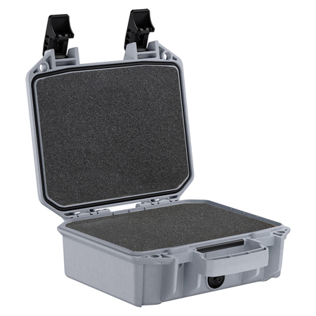 Pelican V100C Vault Equipment Case with Foam Ghost Gray