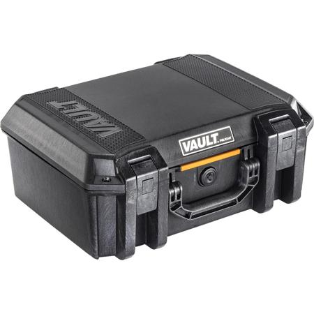 Pelican V300 Vault Large Pistol Case with Foam, Black