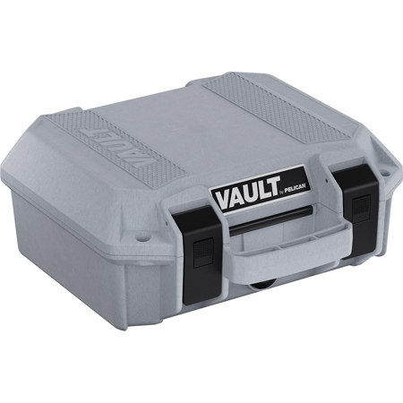 Pelican America 250 Limited Edition V100 Vault Small Pistol Case with Foam, Gray