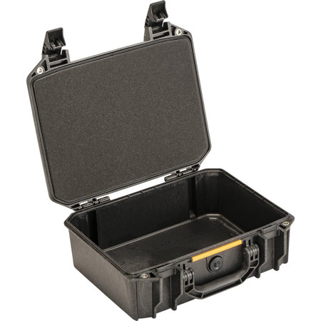 Pelican Vault V200 Medium Case with Lid Foam and Dividers, Black